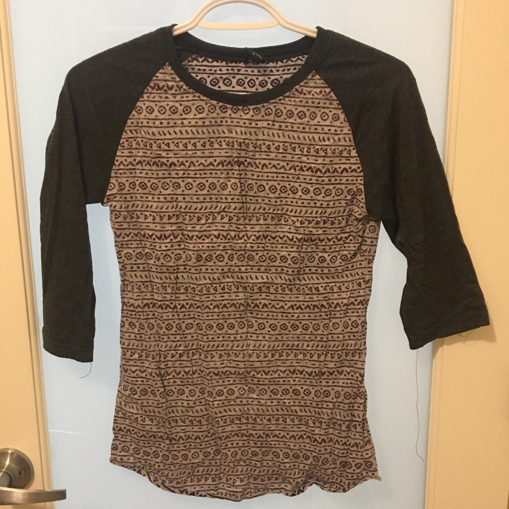 Zumiez Patterned Baseball Tee